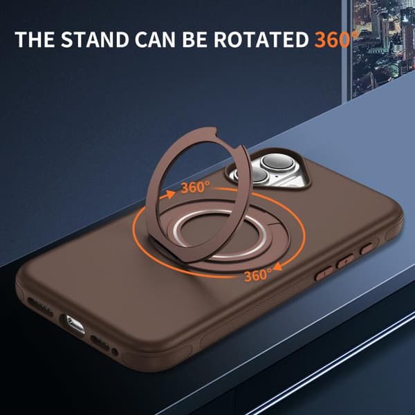 iPhone 17 Skal med C MagSafe Gear Holder Kaffe