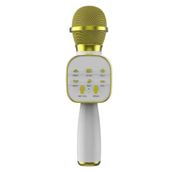 DS813 Live Trådlös Bluetooth Mikrofon (Gul)