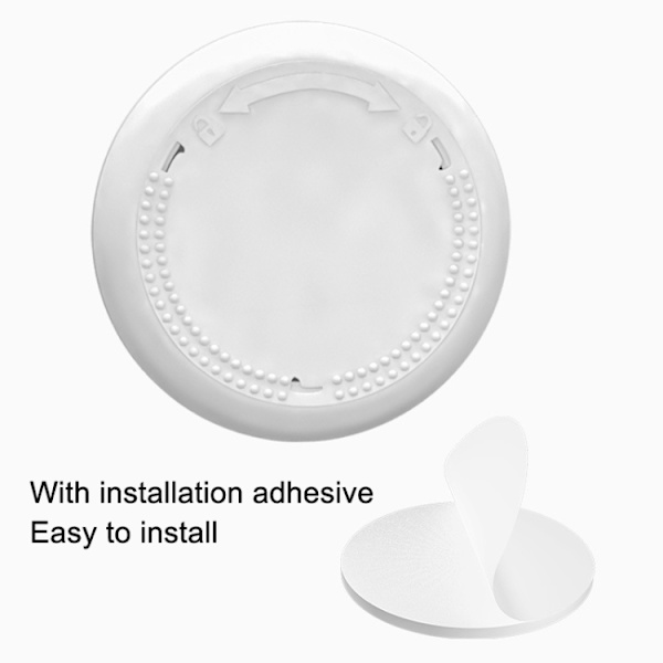 Mini skåp nattlampa LED sömn nödvägglampa - fjärrkontroll (varmt ljus 3000K)