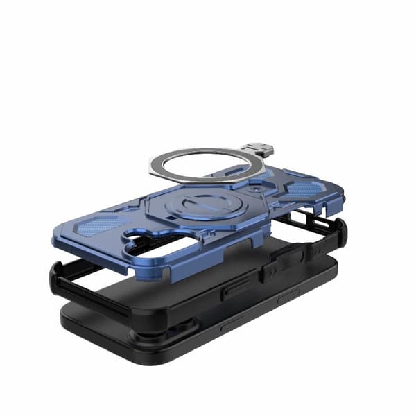 iPhone 17 Skal - Solid Färg med MagSafe Magnetisk TPU+PC Blå