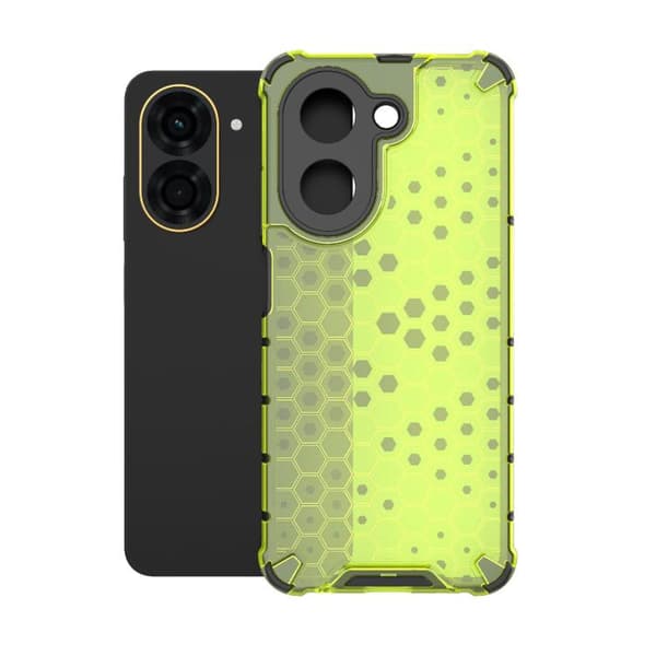 Redmi A5 4G / Poco C71 - Honeycomb Stöttålig Mobilskal Grön