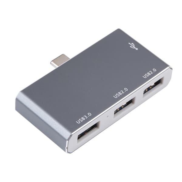 USB-C / Typ-C till OTG 4-Port USB 3.0 Hub Adapter - Snabb och Lättviktig