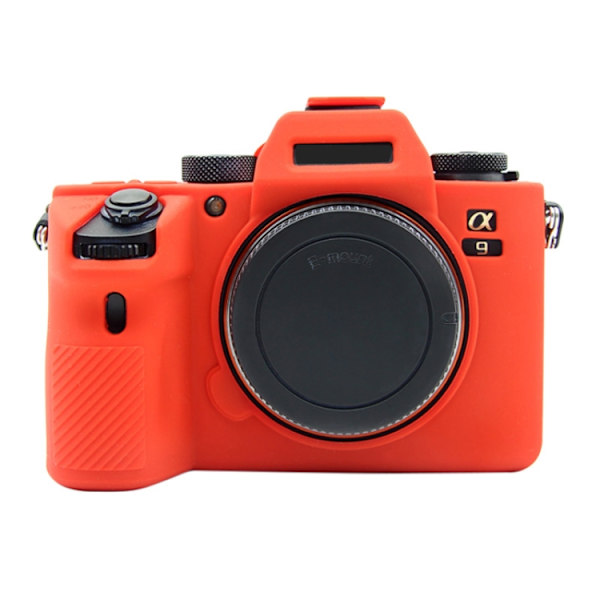 Mjukt silikonfodral för Sony A9 (ILCE-9) / A7 III/ A7R III Röd