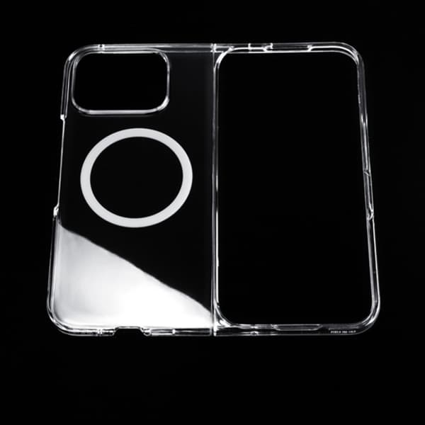 för Pixel 9 Pro Fold Skal - UV Transparent MagSafe PC Stöttålig Mobilskal