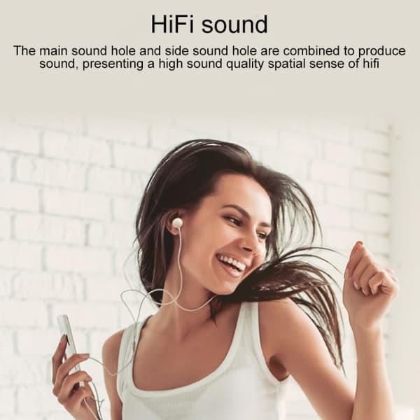 IVON E50 3,5 mm Stereo brusreducerande hörlurar Vit