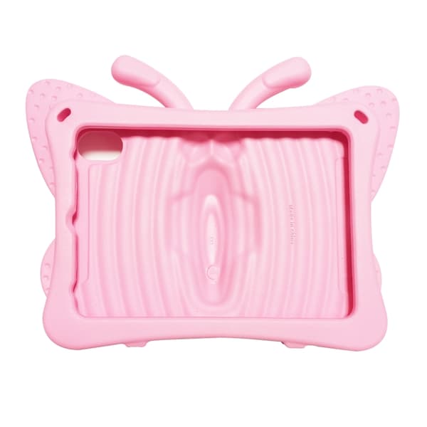 iPad mini 6 / mini 2024 Skal med Butterfly Bracket EVA Stötsäker Design Rosa