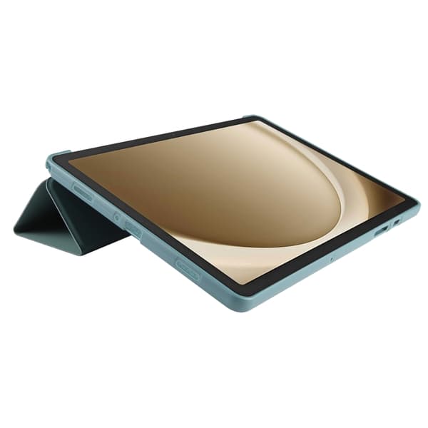 Samsung Galaxy Tab A9+ / A11+ Tri-fold TPU Läderfodral Mörkgrön
