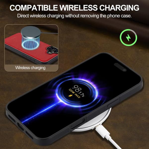 iPhone 17 Skal med MagSafe av LC.IMEEKE Röd