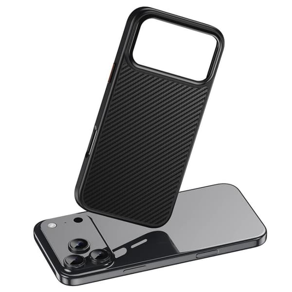 iPhone 17 Pro Max Skal - Kevlarfiber - Stötsäker MagSafe