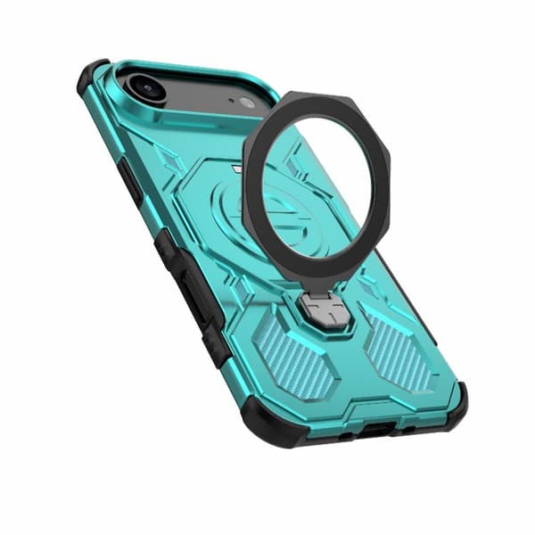 iPhone 17 Air Skal - Solid Färg med MagSafe Magnetisk TPU+PC Blå sjön