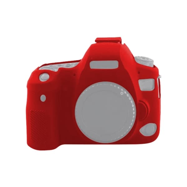 Mjukt silikonfodral för Canon EOS 6D Mark II Röd