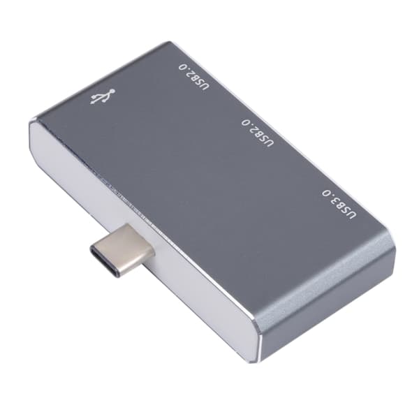 USB-C / Typ-C till OTG 4-Port USB 3.0 Hub Adapter - Snabb och Lättviktig