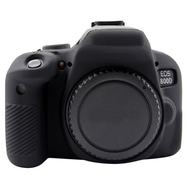 Mjukt silikonfodral för Canon EOS 800D Svart