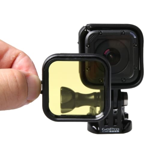 Standardhusdykfilter för GoPro HERO5 Session /4 Session Gul