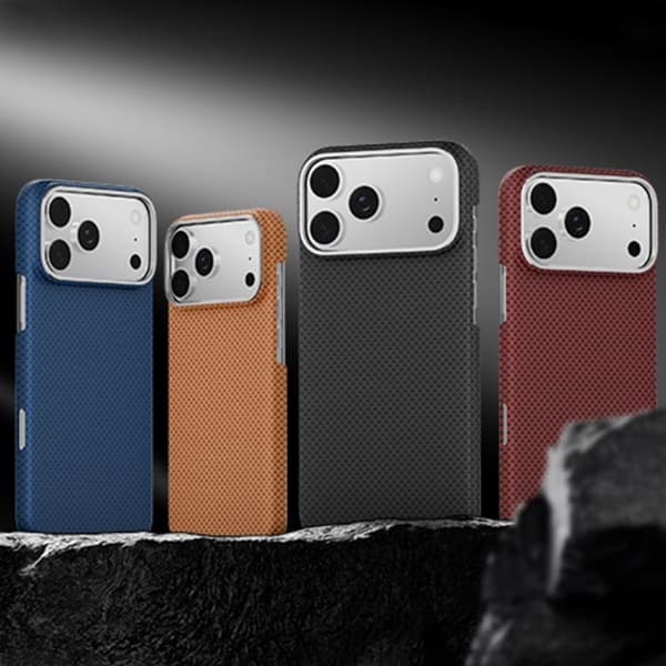 iPhone 17 Pro Max Nanofiber MagSafe Magnetiskt Skal Brun