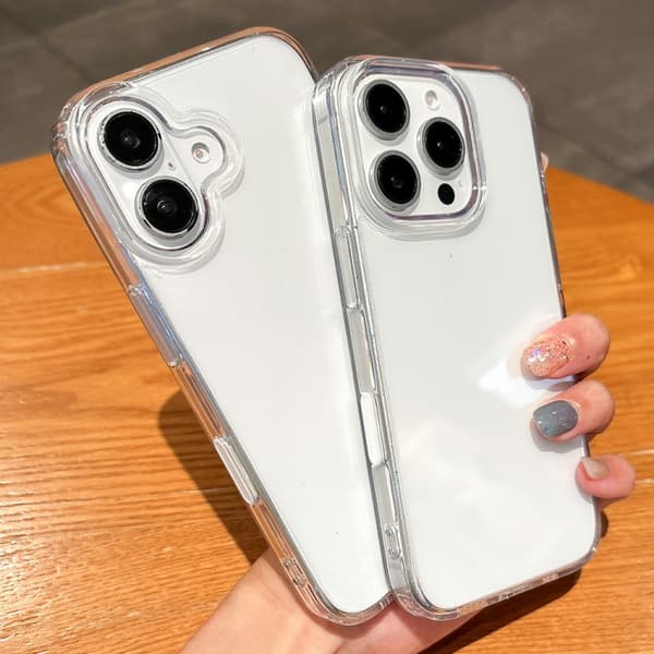 iPhone 16 Pro Skal - Airbag Stötsäker PC Hybrid TPU Telefonfodral