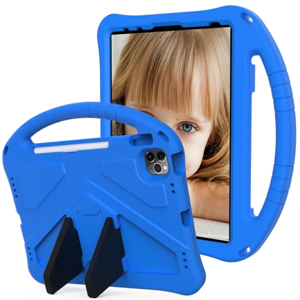iPad Pro 11 2024 Skal i EVA med Stöd - Stöttålig Tablet Case Blå