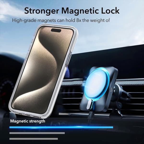 iPhone 16 Pro Dual-Färg Gradient Discolor MagSafe Skal Vit