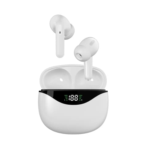 HAMTOD CS121 Stereo TWS Trådlösa Bluetooth-hörlurar Vit