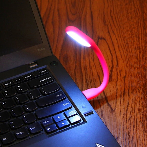 HAWEEL Mini Bärbar USB LED-lampa