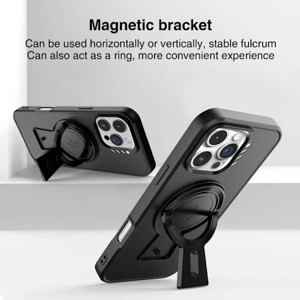 iPhone 16 Pro Max Y-formad MagSafe Robust Stötsäker Skal Kunglig blå