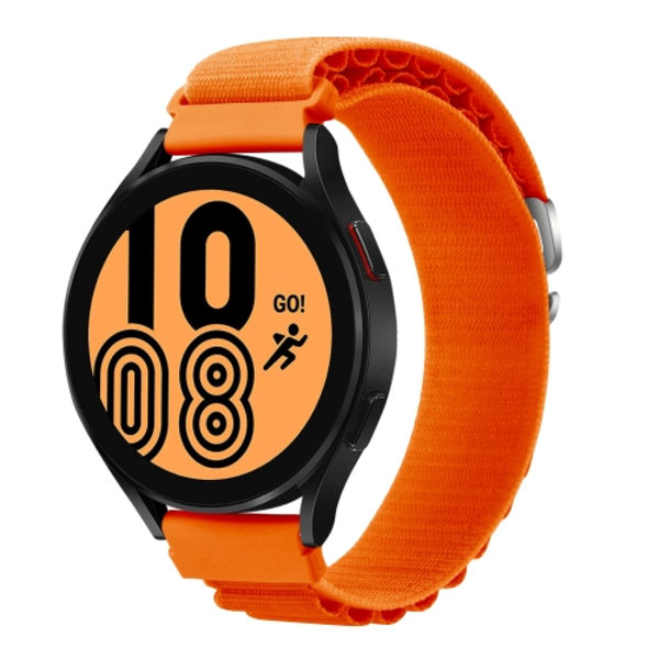 För Garmin Forerunner 255S / Venu 2S Universal Nylon Watch Band Orange