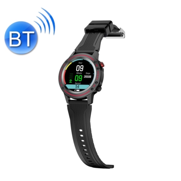OD-1 Pulsmätare Blodtrycksmätare Steg Kroppstemperatur Vattentät Högkvalitativ Högtalare Bluetooth Samtal Armband Röd