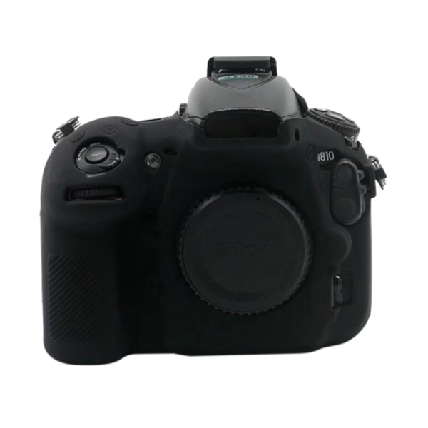 Mjukt silikonfodral för Nikon D810 Svart