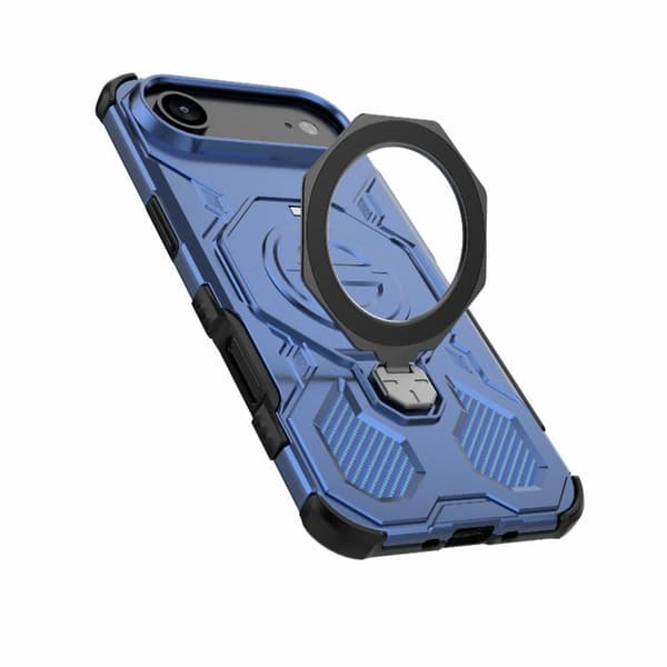 iPhone 17 Air Skal - Solid Färg med MagSafe Magnetisk TPU+PC Blå