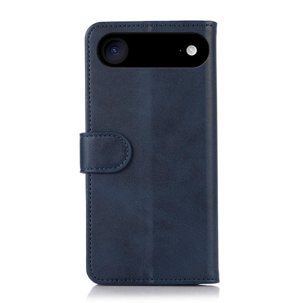 iPhone 17 Air Skal läderfodral - ko-textur Blå