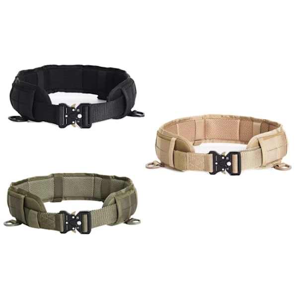 Utomhus jaktbälte i nylon, midjebälte, specifikation: bälte + korsett, armégrön