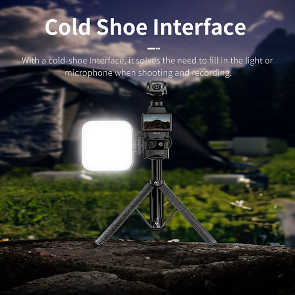 För DJI OSMO Pocket 3 STARTRC Multifunktionell Fast Montering Expansionsadapter Fäste