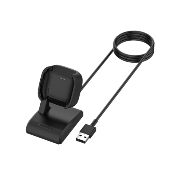 Smartwatch Ersättnings USB laddare Laddningsdocka Adapter för Fitbit Versa 2, kabellängd: 1m