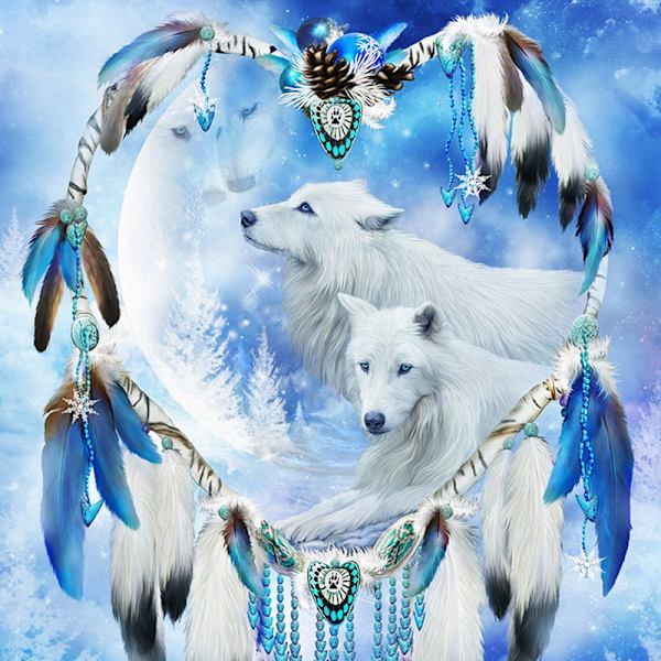 5D DIY Diamond painting - Wolf