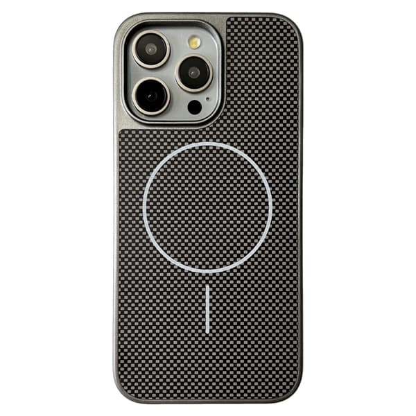 iPhone 16 Pro Pita Series MagSafe TPU + PC Textur Skal Grå
