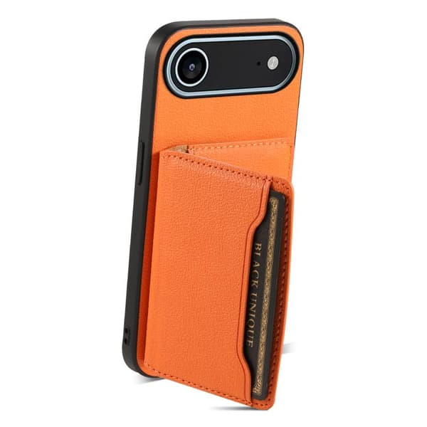 iPhone 17 Air Skal - kalvtexturdesign med full täckning Orange