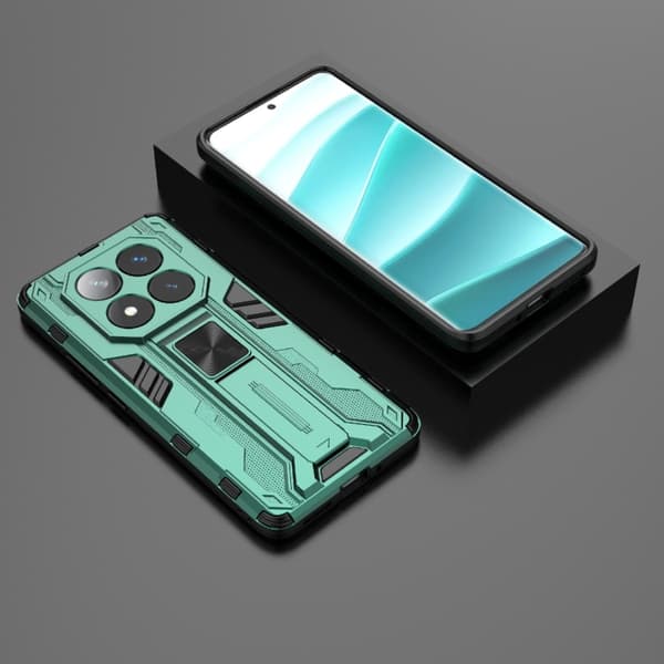 Redmi Note 14 Pro 5G Supersonic PC + TPU Mobilskal Grön