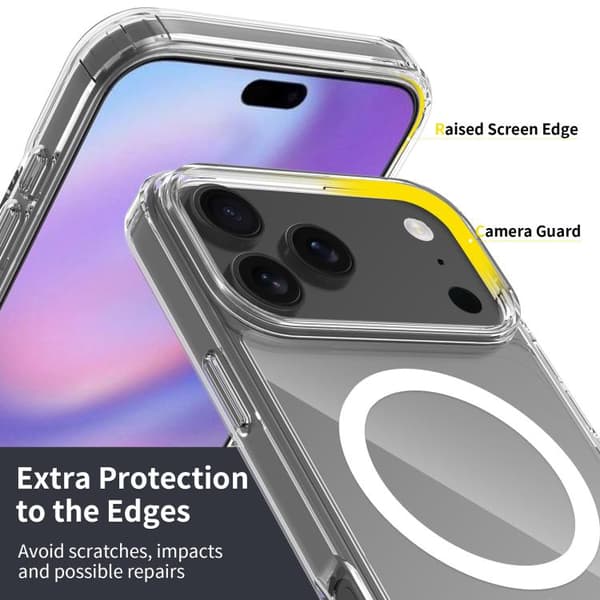 iPhone 18 Pro / iPhone 17 Pro Skal - Scratchproof PC Hybrid TPU Magsafe