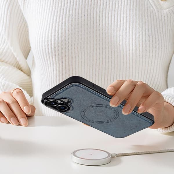 iPhone 17 Skal med MagSafe av LC.IMEEKE Blå