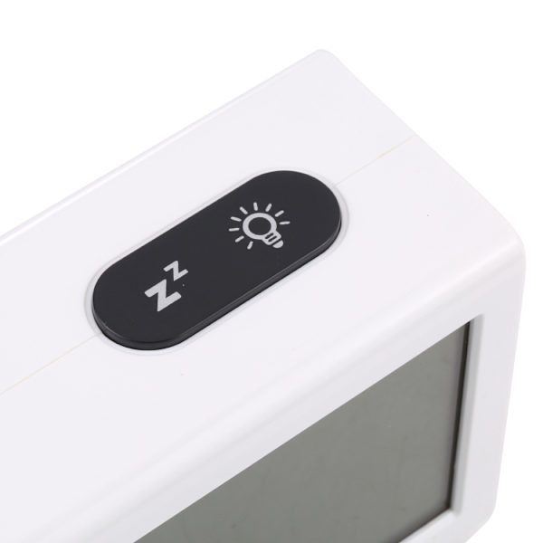 AQ122 LED-väckarklocka (vit)