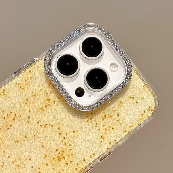 iPhone 16 Pro Diamantram Glitter PC Hybrid TPU Skal