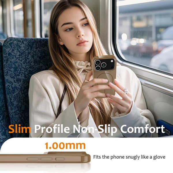 iPhone 18 Pro / iPhone 17 Pro Skal - Glansigt TPU med Stötskydd och Lanyard Guld