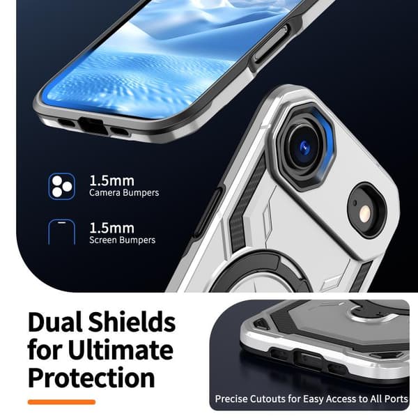 iPhone 17 Air Skal med MagSafe och Kylning Grå