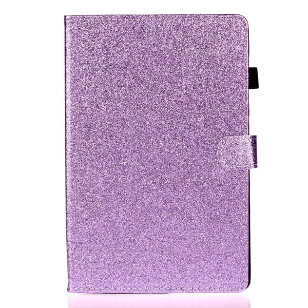 Samsung Galaxy Tab A8 10.5 (2021) Glitter Läderfodral Lila