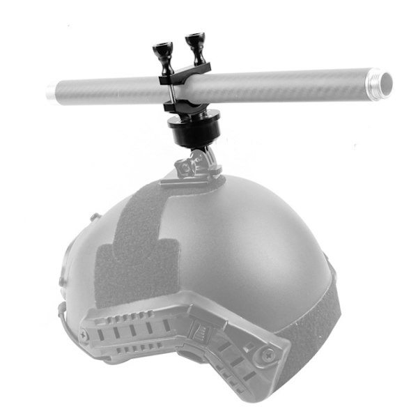 Aluminiumlegering 360 graders roterande bas cykelkamerafäste för actionkamera Silver