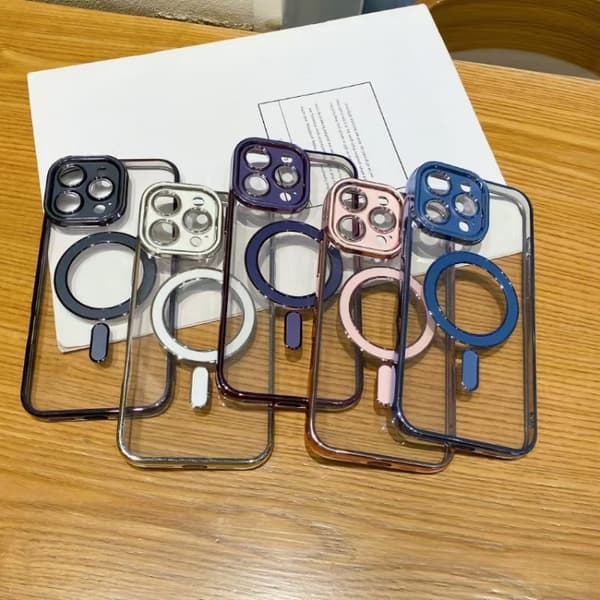iPhone 17 Pro Magsafe TPU Skal - Imitation Original Blå