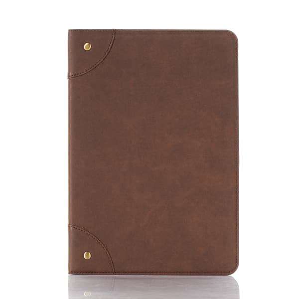 Samsung Galaxy Tab S9 FE Retro Läderfodral Mörkbrun