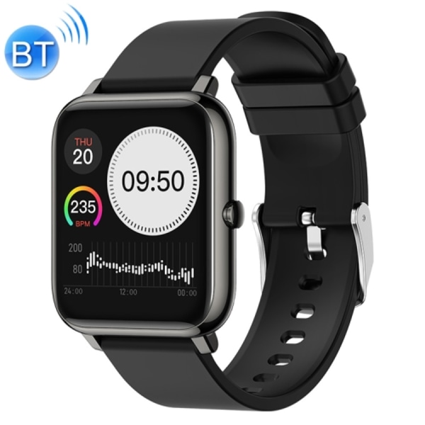 P22 1,4 tums IPS-färgskärm Smart Watch, IP67 Vattentät Svart
