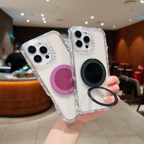 iPhone 16 Pro Drömland Transparent MagSafe Skal Grå