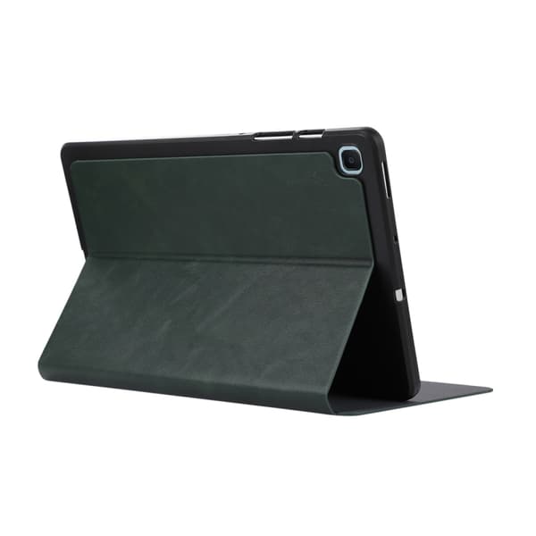 Samsung Galaxy Tab S6 Lite P610 Skyddande läderfodral Grön